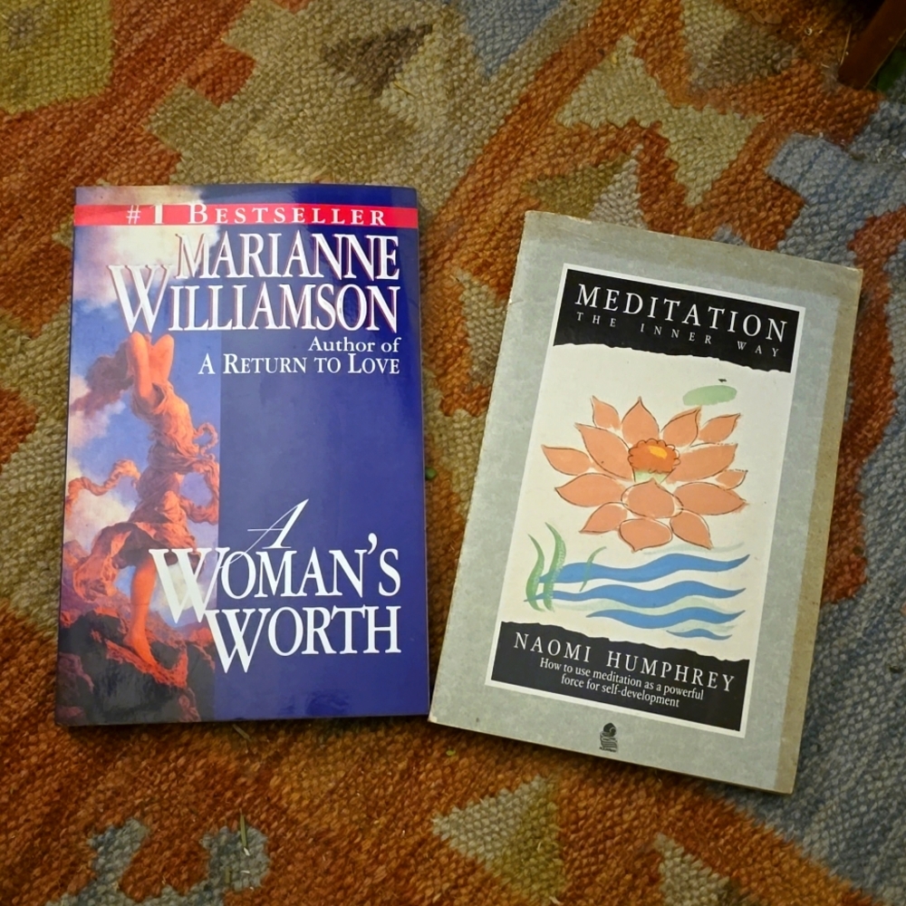 Spiritual New Age MEDITATION. BOOK BUNDLE - Woman's Worth 1st edition